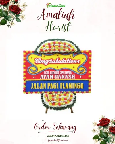 Bunga Papan Congratulation di Ketundan